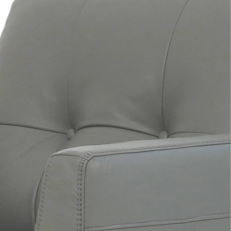 Gemma Pesto Green Button-Tufted Accent Chair