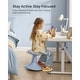 preview thumbnail 4 of 25, Kids Wobble Chair for Active Sitting - Enhances Focus and Classroom Engagement 14.2"H - Pale Blue and Dove Grey
