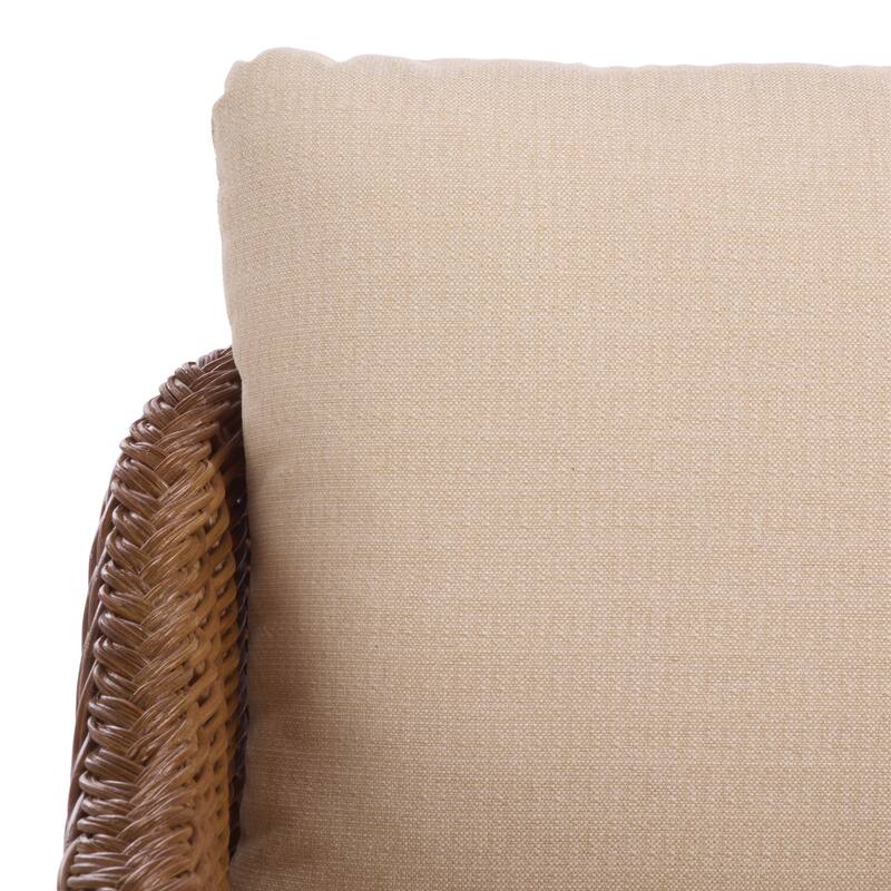 SAFAVIEH Couture Nikolina Rattan Accent Chair - 24"W x 27"D x 30"H