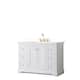 Option White, Gold Trim, White Quartz Top