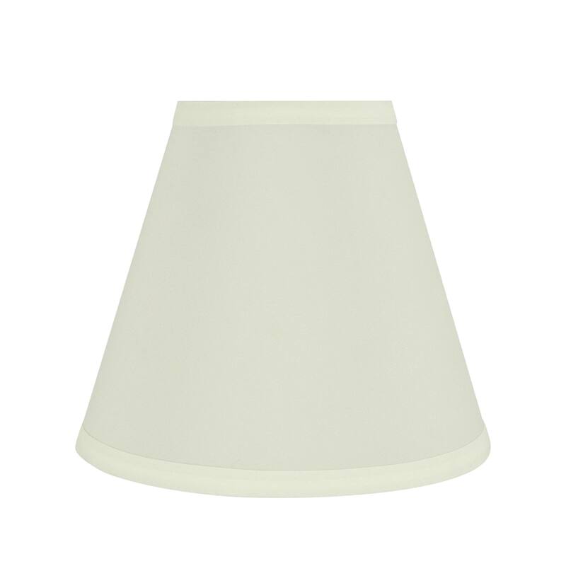 Aspen Creative Hardback Empire Shaped Spider Construction Lamp Shade in Off White (4" x 8" x 7") - OFF WHITE