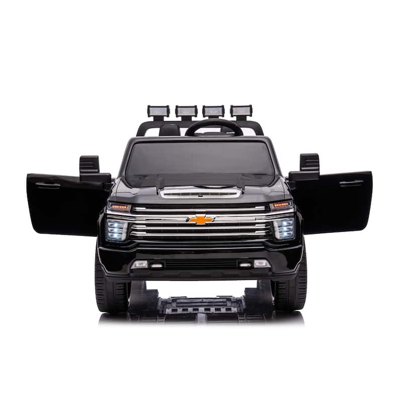 24V 4x4 Chevrolet Silverado 2 Seater Ride on Truck for Kids