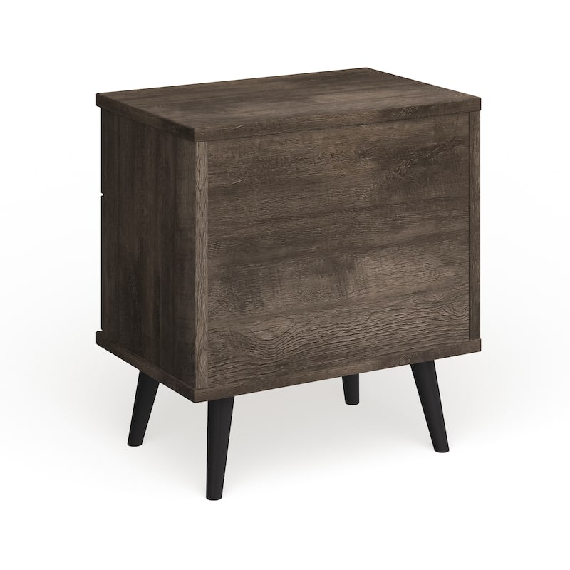 Carson Carrington Hitra Mid-century 2-drawer Nightstand