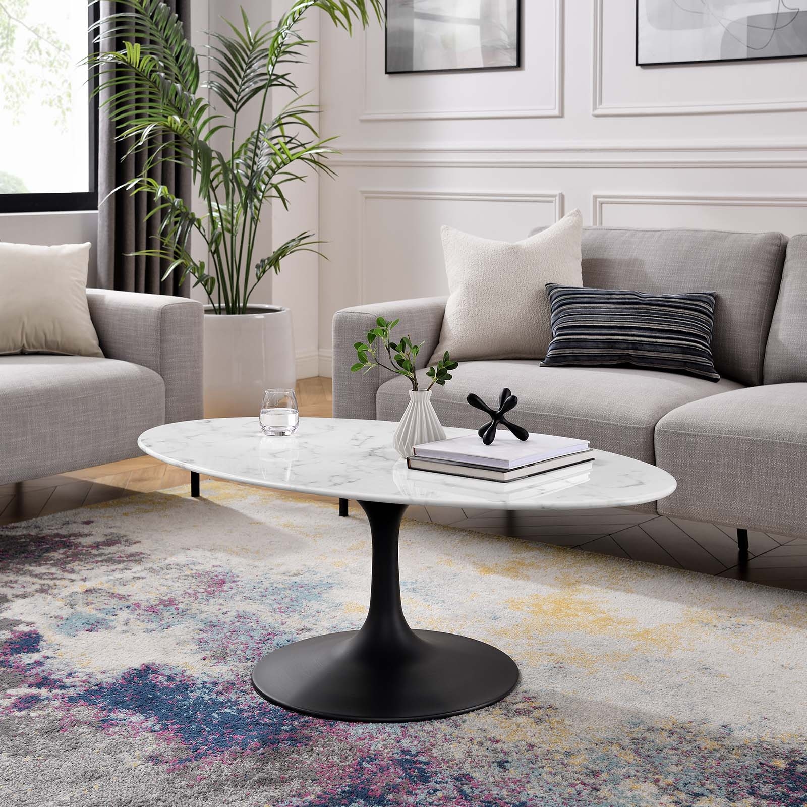 Modway signet stainless online steel coffee table