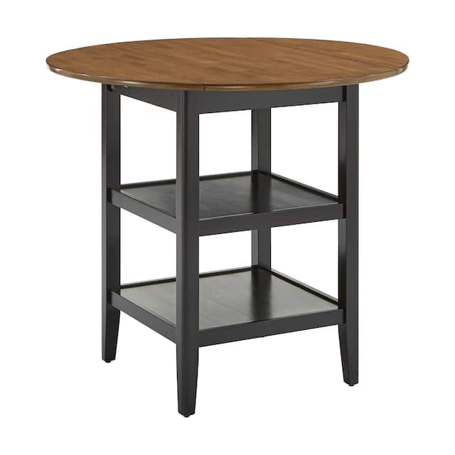 Eleanor Round Counter-height Drop-leaf Table by iNSPIRE Q Classic