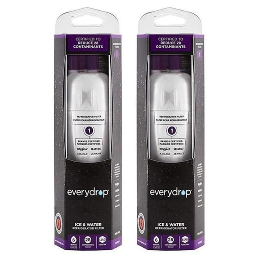 2 pack EveryDrop Whirlpool's W10295370A EDR1RXD1 Kenmore 46-9930 Water Filter