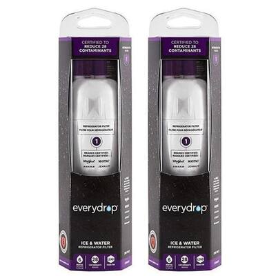 2 pack EveryDrop Whirlpool W10295370A EDR1RXD1 Kenmore 46-9930 Water Filter - 2 pieces