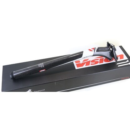FSA VISION METRON Di2 SB25 Bike Seatpost 27.2mm X 350mm Carbon Grey//Black NEW