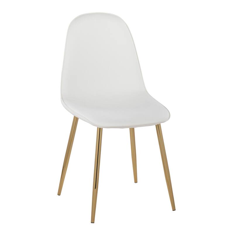 Silver Orchid Stone Gold Dining Chair - Set of 2