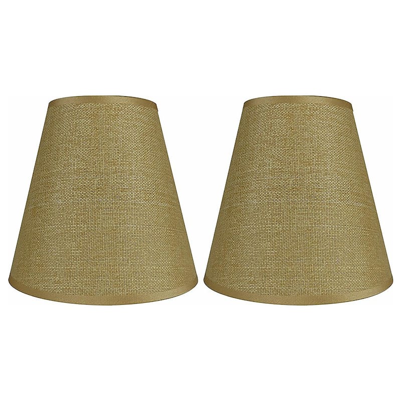 Many Selections Table Lamp Shade, 5 inch Top, 9 inch Bottom, 8.5 inch Slant