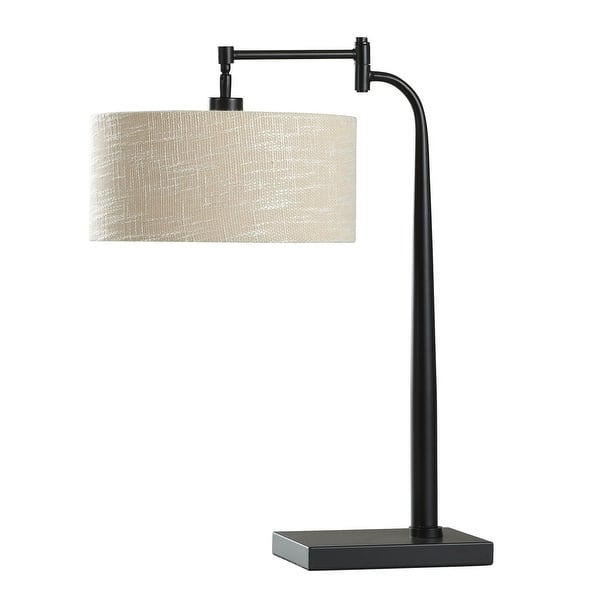 Bronze Table Lamp Mid Century Modern Style With Swing Arm