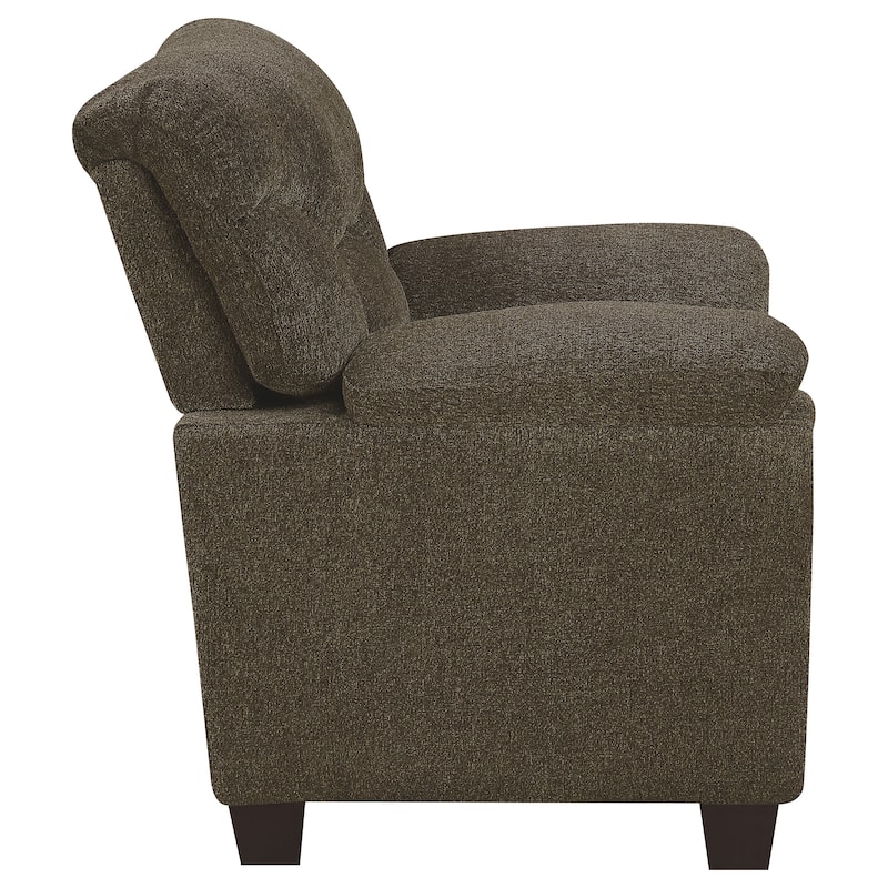Clementine Upholstered Padded Arm Accent Chair