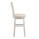 preview thumbnail 12 of 65, Eleanor Double X Back Wood Swivel Bar Stool by iNSPIRE Q Classic