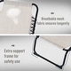 preview thumbnail 24 of 34, Outsunny Folding Chaise Lounge Chair Portable Lightweight Reclining Garden Sun Lounger with 4-Position Adjustable Backrest