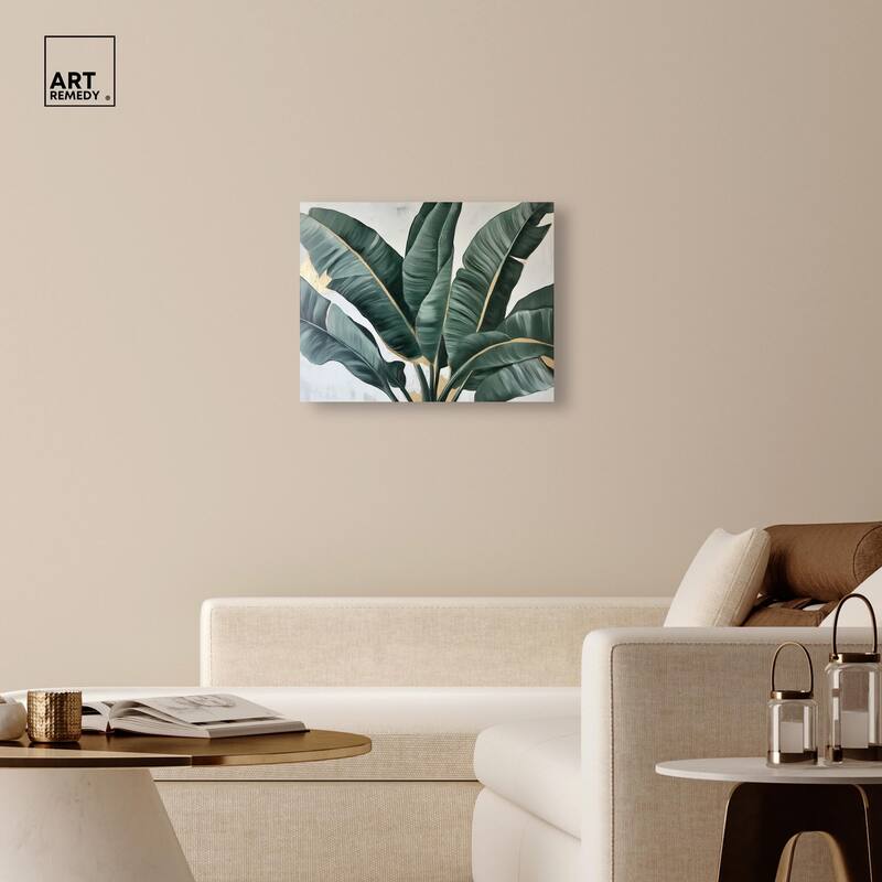 Jungle Jewel Jade II Canvas by Art Remedy, Gallery Wrapped