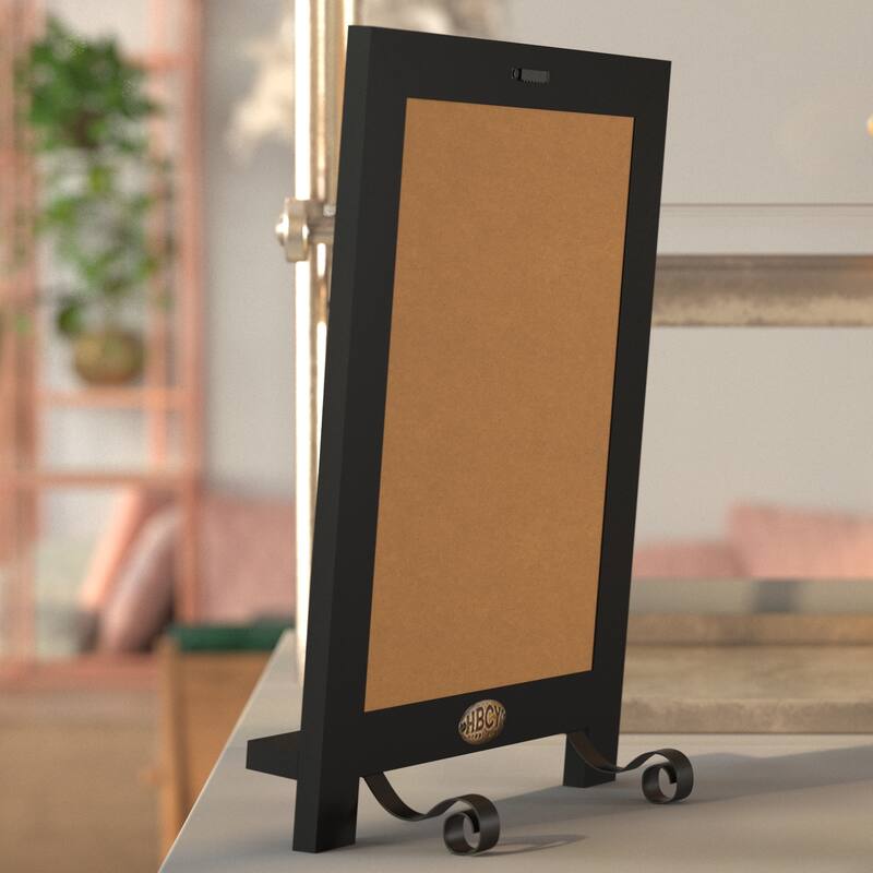 Freestanding Tabletop or Wall Mount Magnetic Chalkboard