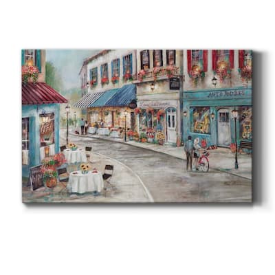Quaint Cafe Premium Gallery Wrapped Canvas - Ready to Hang
