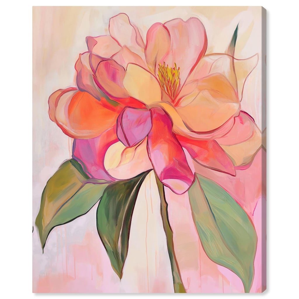 Softly Unfurling II Canvas by Art Remedy, Gallery Wrapped