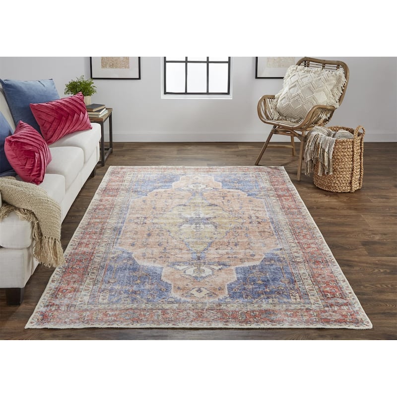 Prescott R39AP Medallion Transitional Area Rug