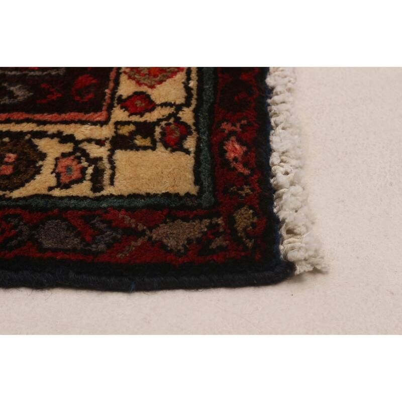 ECARPETGALLERY Hand-knotted Andelz Red Wool Rug - 3'4 x 10'8