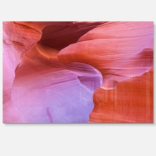 Antelope Canyon Landscape - Photography Glossy Metal Wall Art - Bed ...