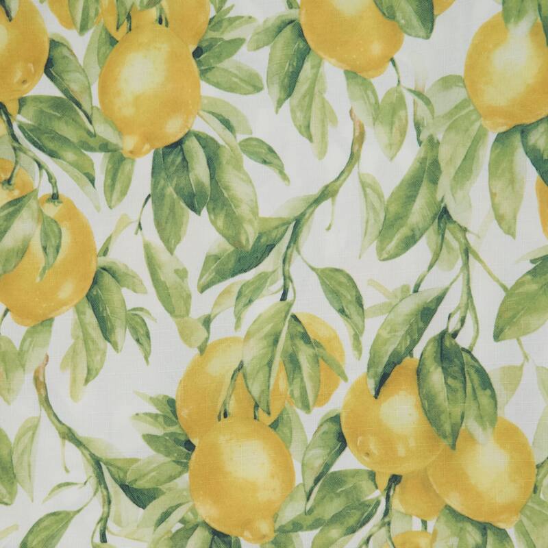 Printed Tablecloth With Lemon Design