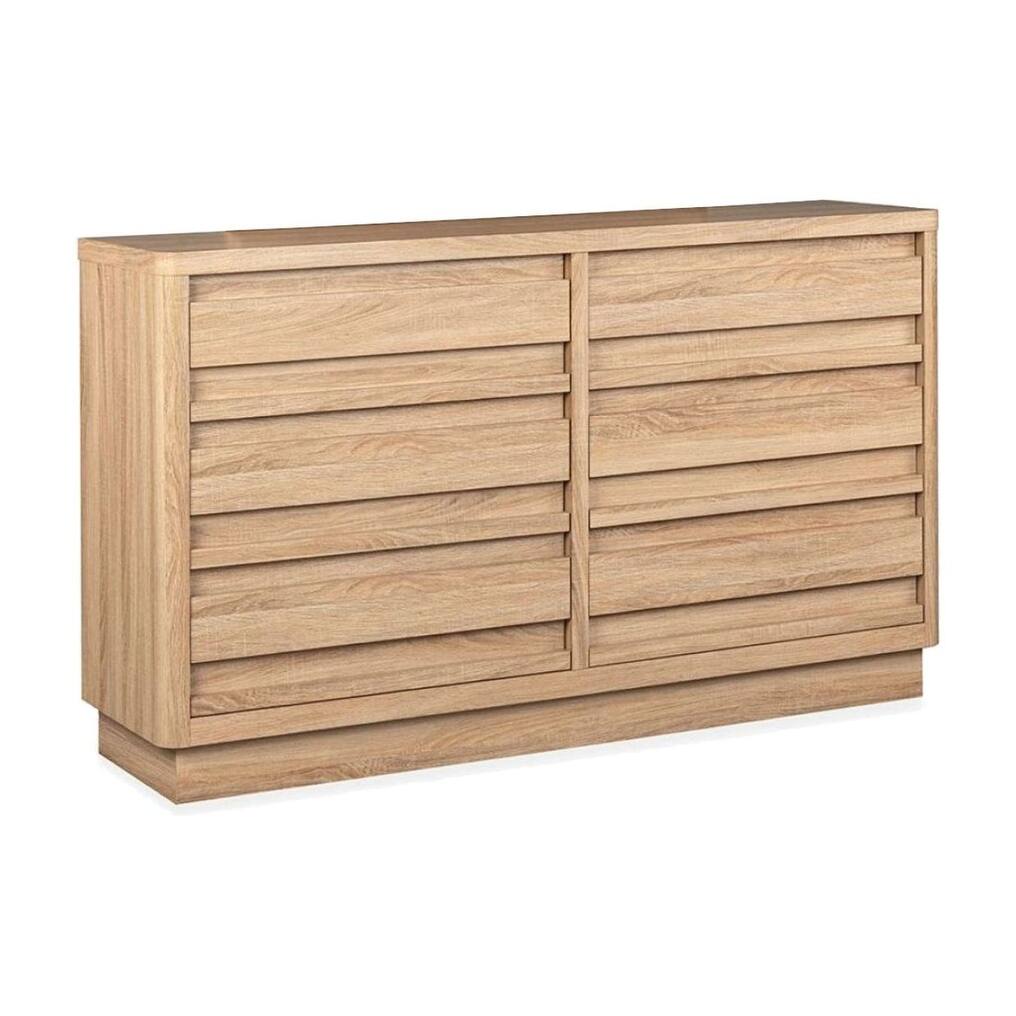Magnussen Home Brentwood Heights Provincial Brown Double Drawer Dresser