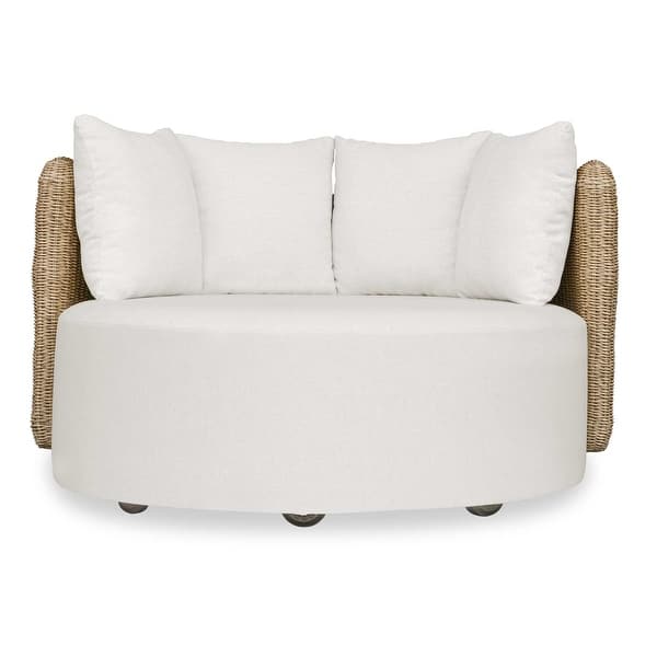 slide 2 of 10, Uttermost Sunset Outdoor Round Swivel Day Bed