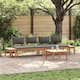 Option Brown 4 chairs + 1 table