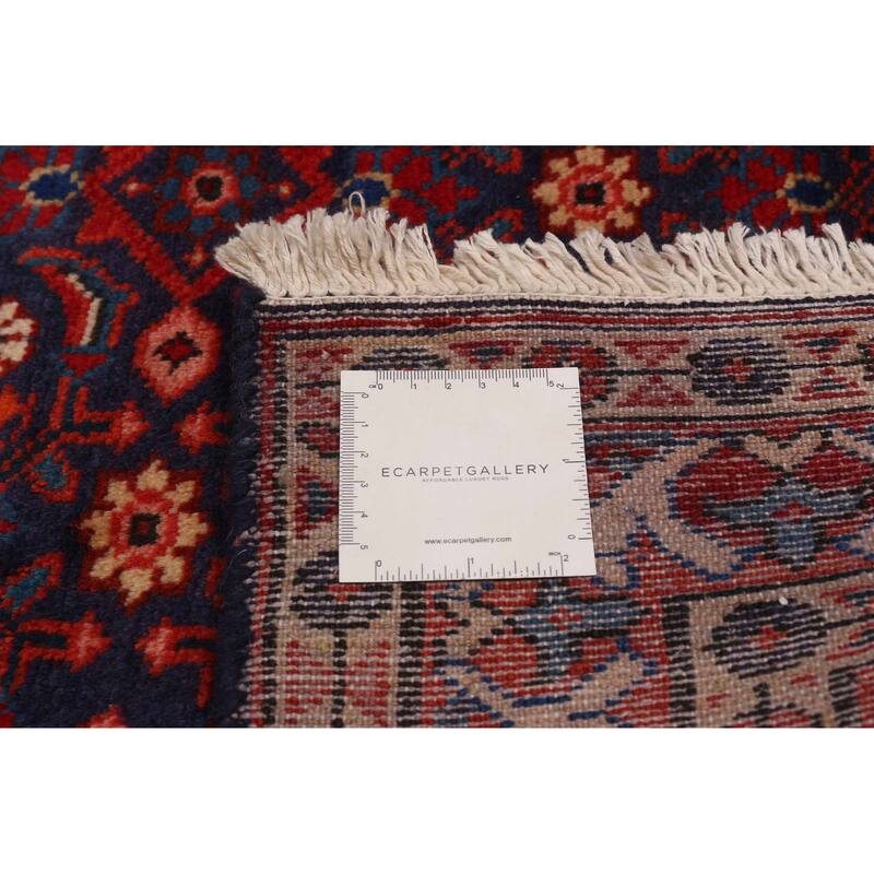 ECARPETGALLERY Hand-knotted Andelz Navy Wool Rug - 4'6 x 9'7