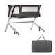 preview thumbnail 2 of 24, Dream On Me Skylar Bassinet in Grey Black