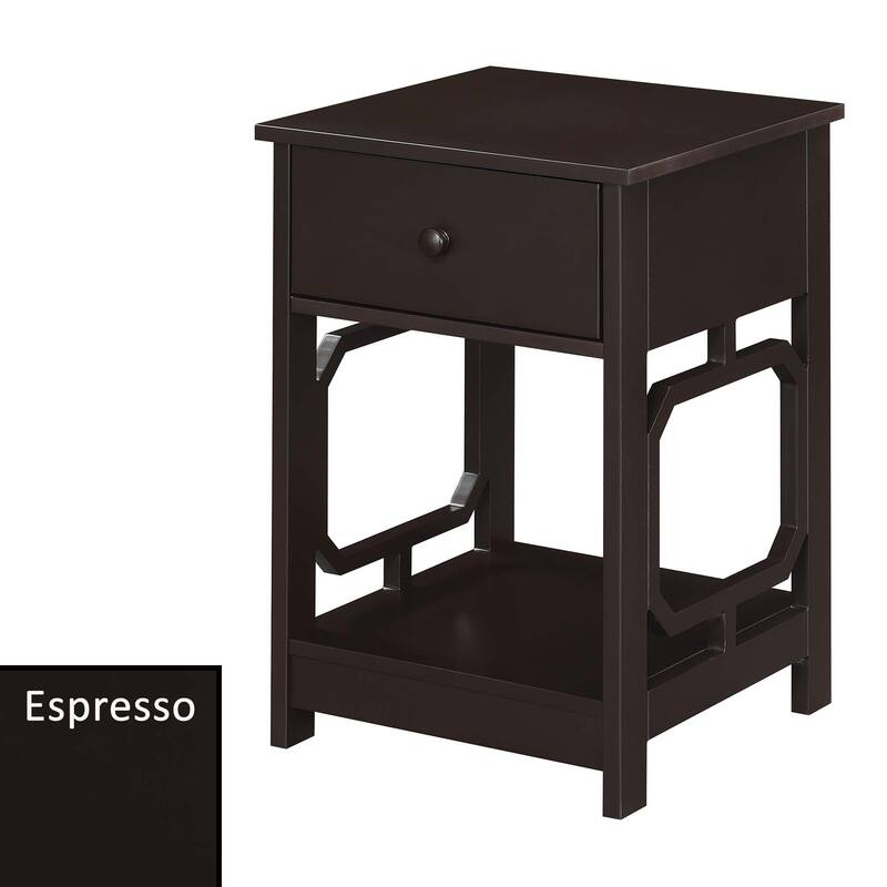 Convenience Concepts Omega 1 Drawer End Table with Shelf