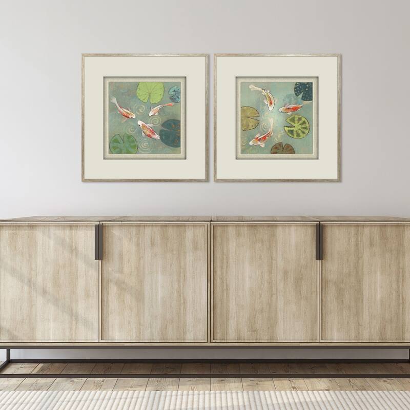 Paragon Floating Motion Framed Art - Set of 2 - 2-piece Set
