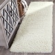 preview thumbnail 69 of 98, SAFAVIEH Indie Shag Hasna 2-inch Thick Rug 2'3" x 7' Runner - Creme - Runner