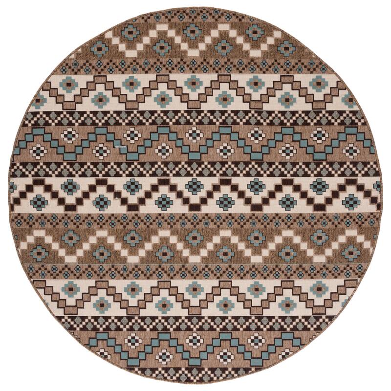 SAFAVIEH Veranda Rudy Indoor/ Outdoor Waterproof Patio Backyard Rug