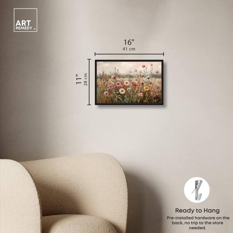 Vintage Blooms I Canvas by Art Remedy