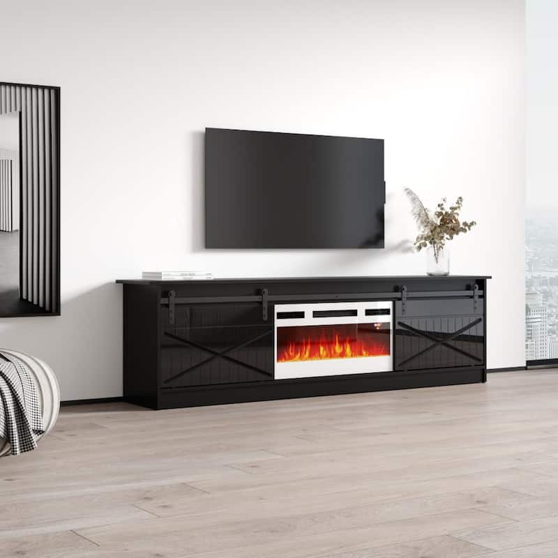 Granero WH-EF Electric Fireplace 79" TV Stand