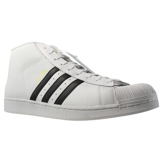 Shop Adidas Mens Pro Model White Fashion Shoes Size 18 Overstock