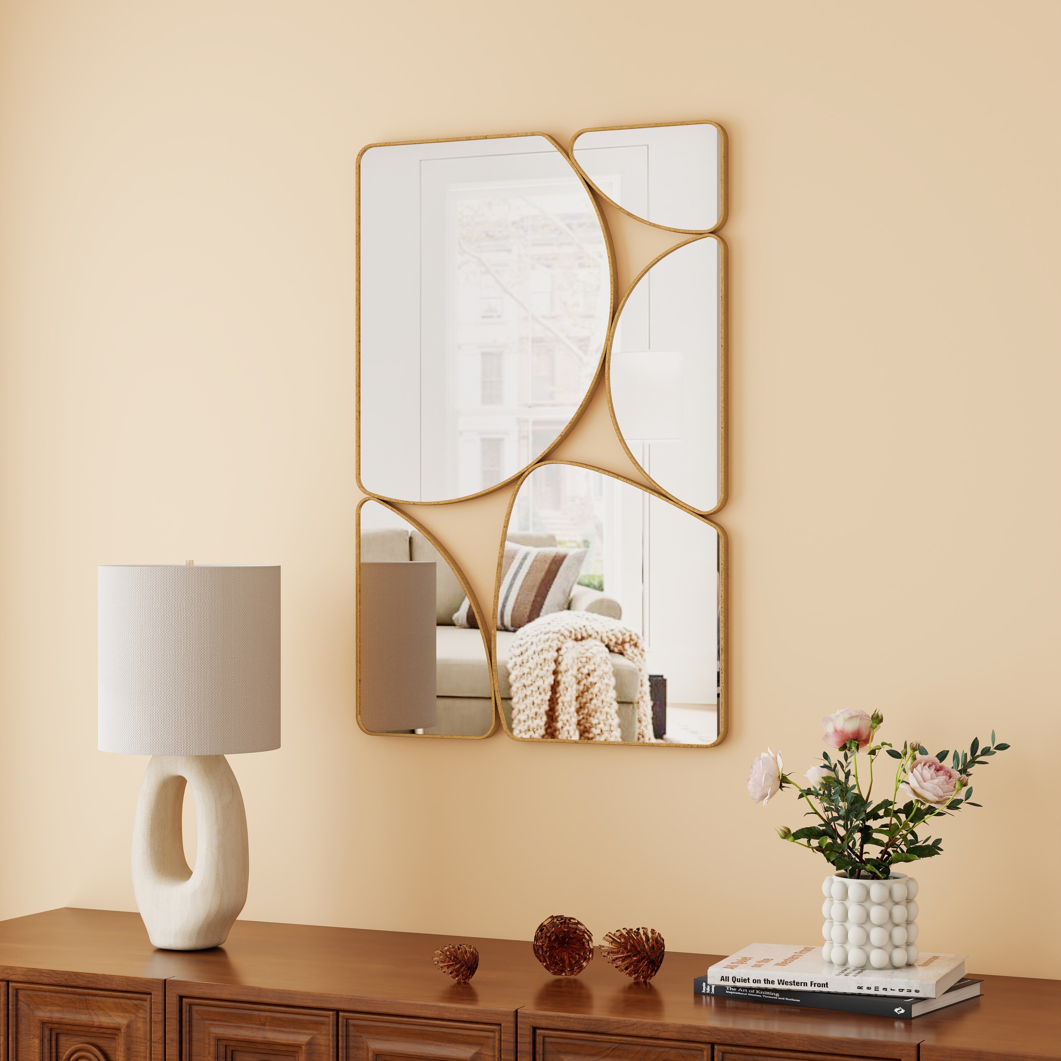 Antique-Gold-Wall-Mirror-Metal