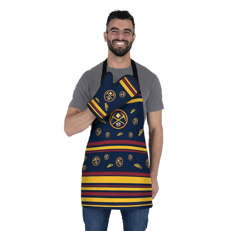 NBA Press Apron BBQ Mitt 2-piece Set