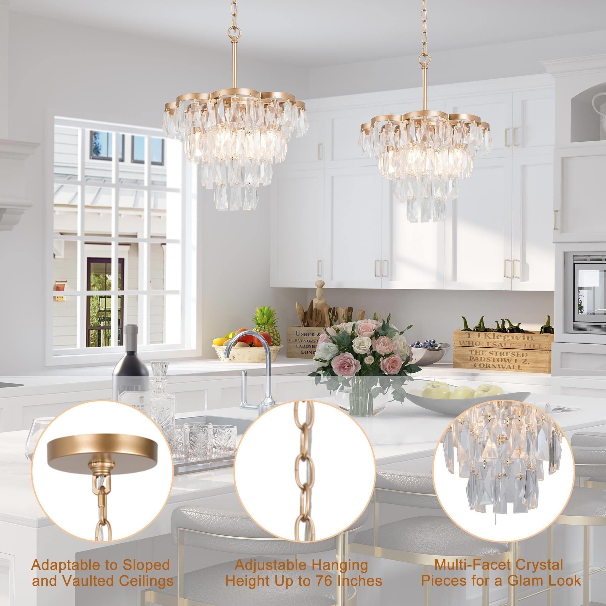Tiered chandelier top