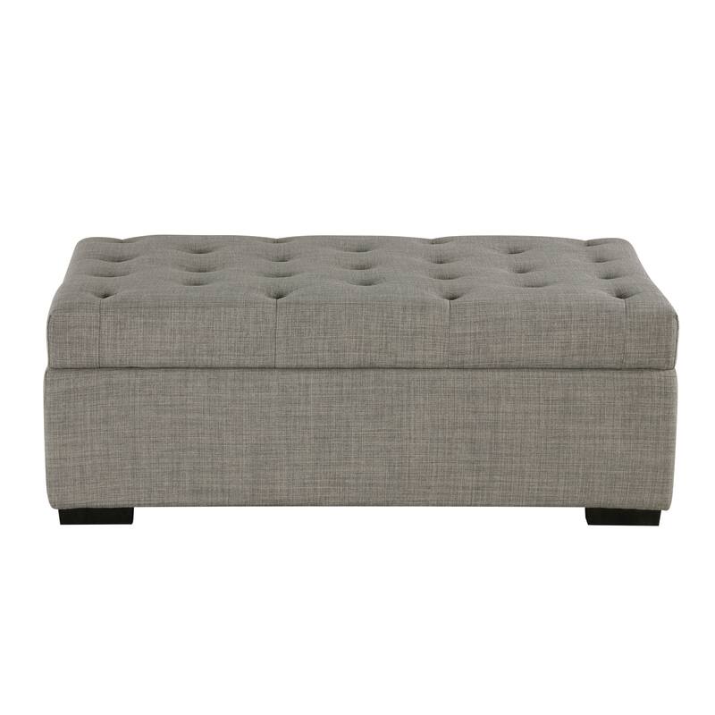 Tufted Sleeper Couch Settee, Ottoman with Folding Sofa Bed, Convertible Ottoman Sleeper with Memory Mattress