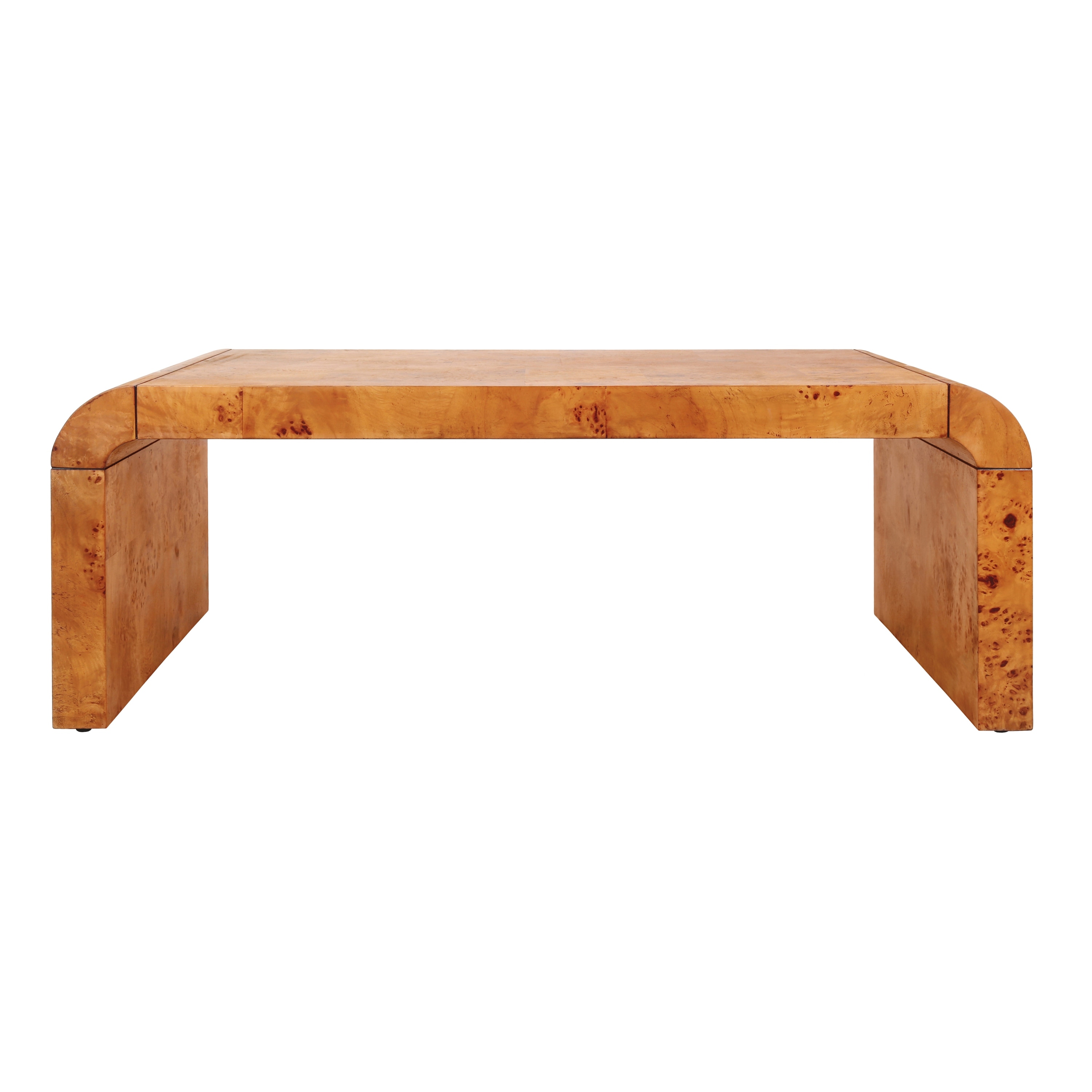 NPD Furniture Adriel Burl Wood Coffee Table