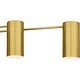 preview thumbnail 6 of 8, Foreland 6-Light Brushed Gold Linear Chandelier