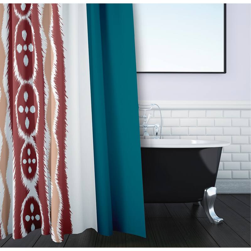 Tribal Stripes Pattern Shower Curtain