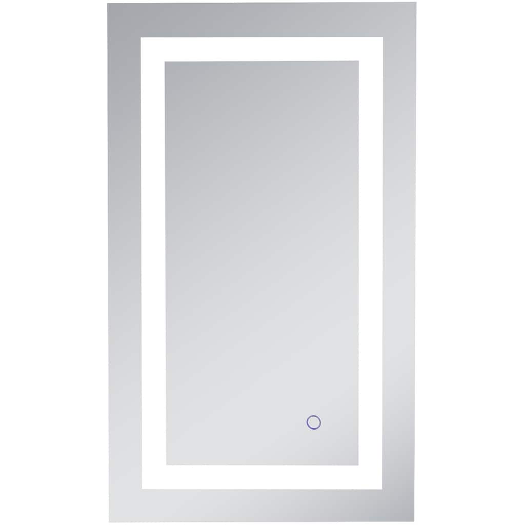 Elegant Lighting Helios 30" x 18" Rectangular Frameless Wall Mounted