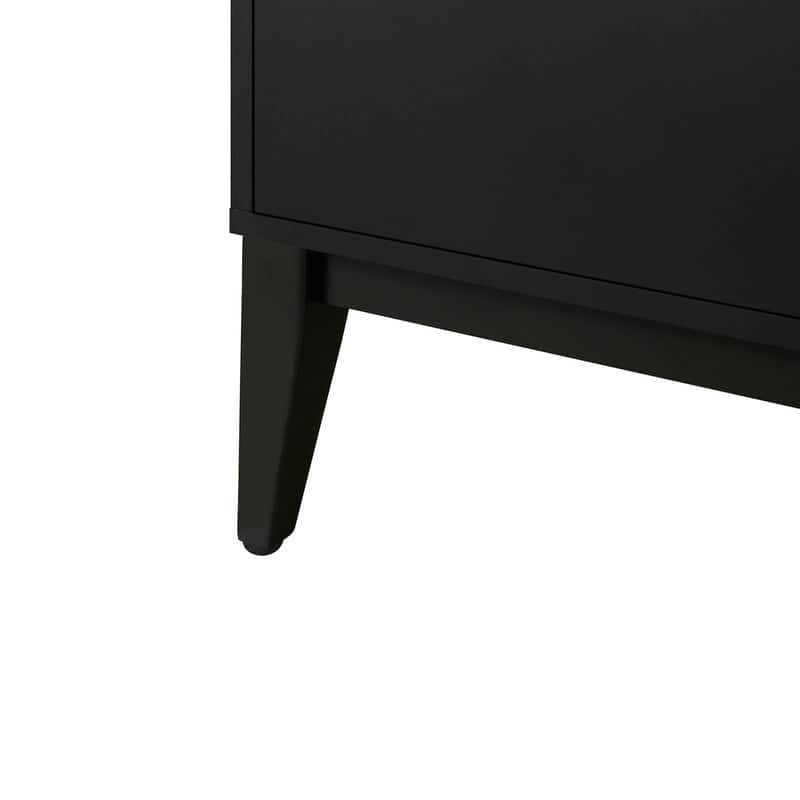 Living Room Storage Cabinet Sideboard Buffet Cabinet with 4 Doors