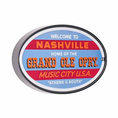 American Art Decor Grand Ole Opry LED Rope Wall Sign - 10" x 16" - 10" x 16"