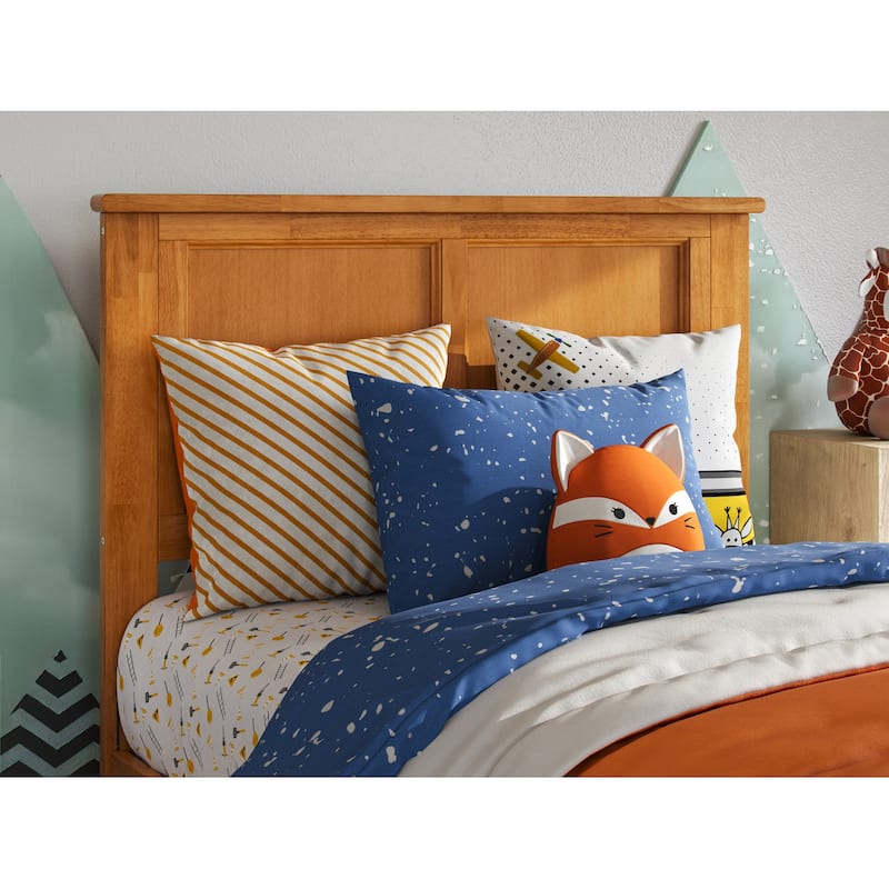 Madison Headboard with Attachable Charger - Light Toffee - Twin