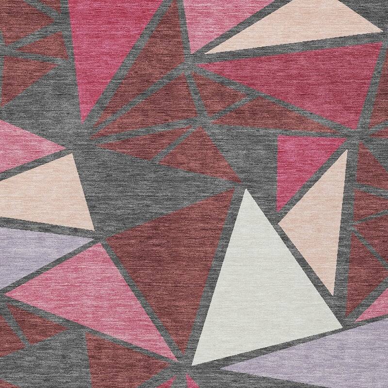 HomeRoots Geometric Transitional Rectangle Outdoor Rug